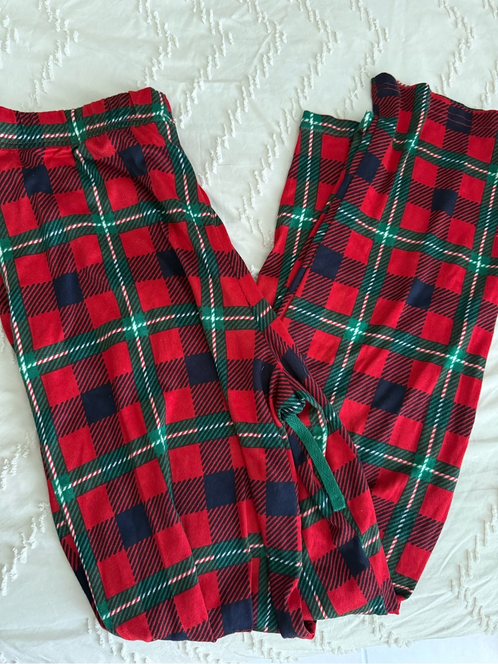 Red & Green Plaid Lounge Pants